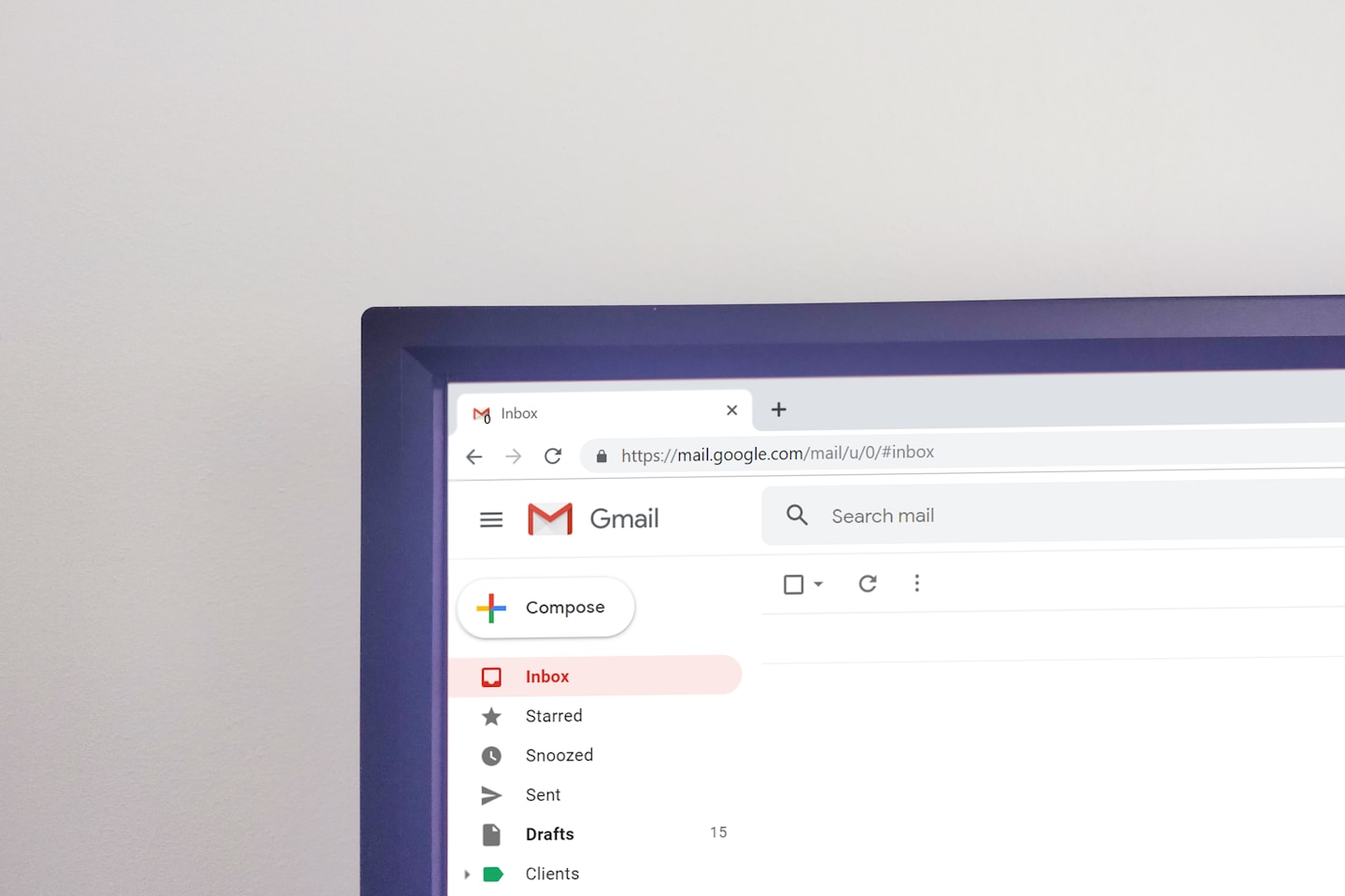 Google Gmail inbox | If using photo in a business related blog/ article , I would be very appreciative if you would please credit in the caption or meta to "www.krstojevtic.com"