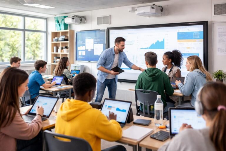 découvrez comment un lycée connecté révolutionne l'apprentissage des élèves en offrant des outils numériques innovants, facilitant l'accès aux ressources et favorisant l'interactivité en classe.